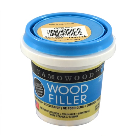 Eclectic Products 1/4 Pt White Pine Famowood Water-Based Latex Wood Filler 40042148